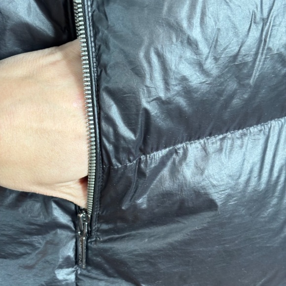 Lands End Black Down Puffer Coat 3XP Quilted Parka Plus 24W-26W Winter Gorpcore - Picture 3 of 11